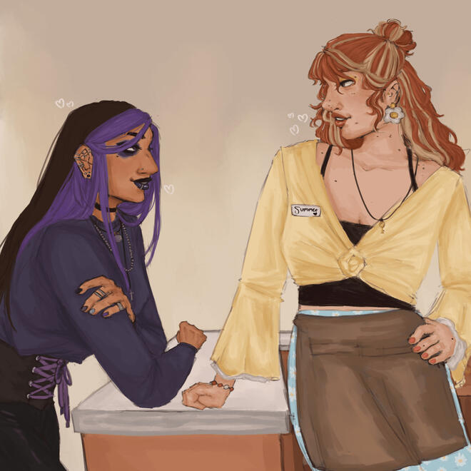 2 half bodies fully rendered - $45