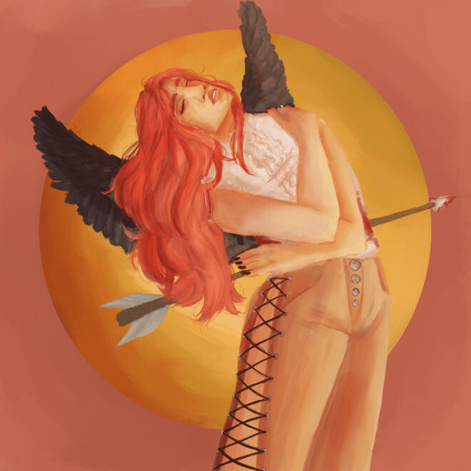 half-body painting - $40